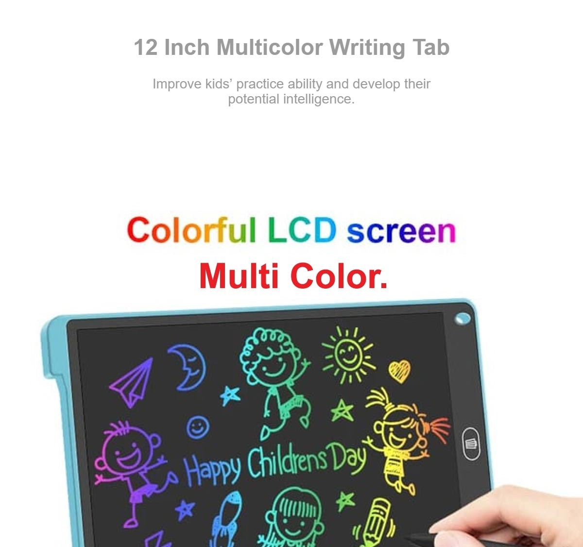 12 Inch LCD writing Tablet for kids practices