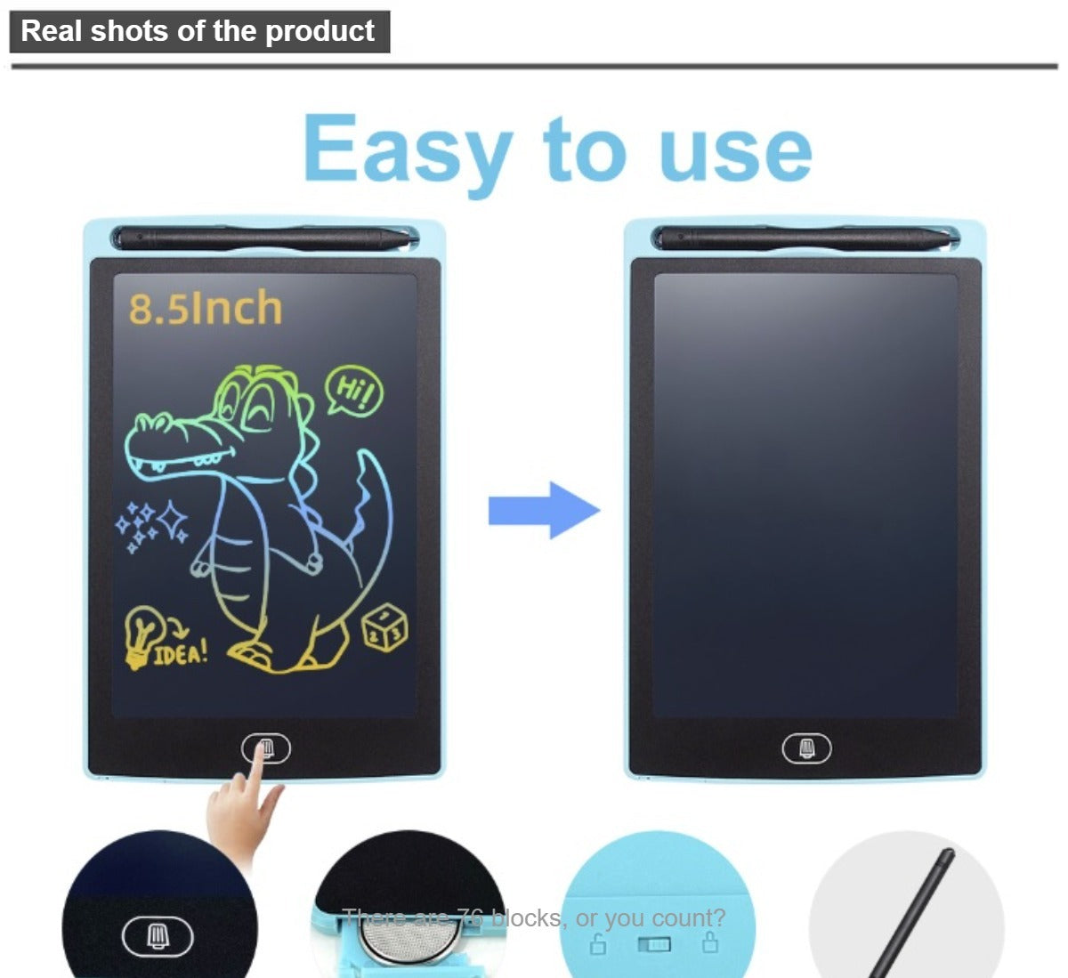 12 Inch LCD writing Tablet for kids practices