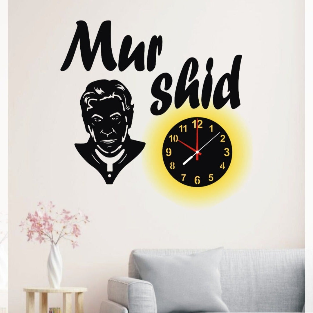 wall clock specail desgin wooden